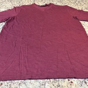 Travis Mathew Burgundy Short Sleeve Tee
